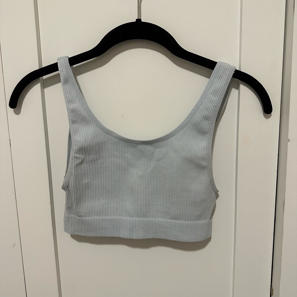 Reversible cropped ribbed tank from Aritzia